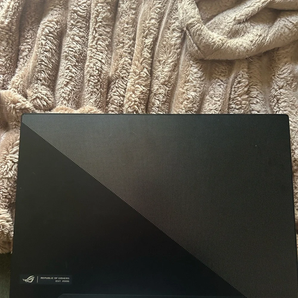 ASUS Black Gaming Laptop with RGB Lighting